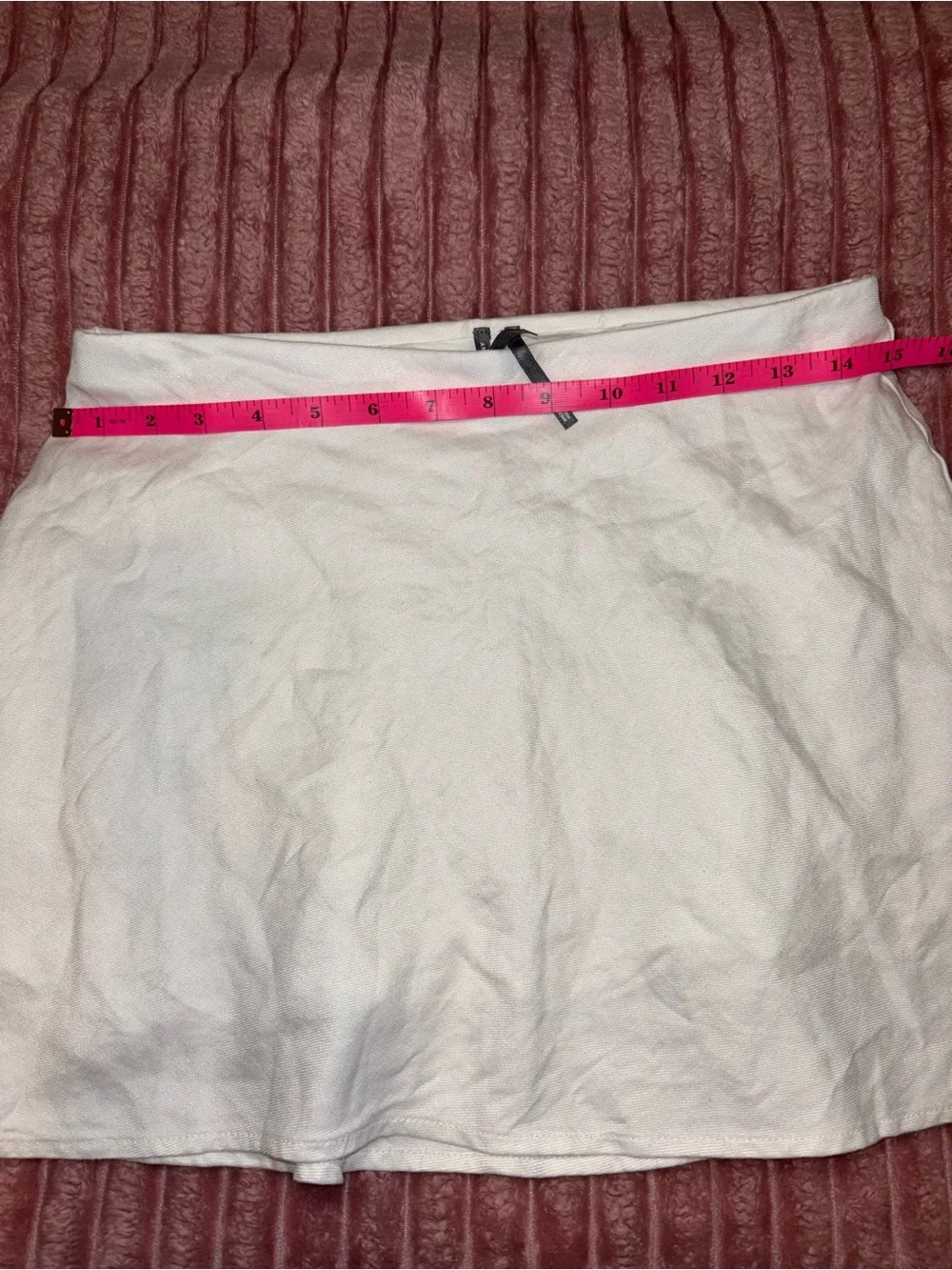 Anthropologie White Mini Skirt - Picture 3 of 10